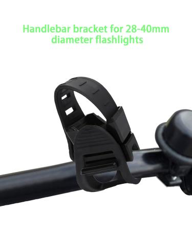 OUKENS 360 Degree Rotatable Bicycle Flashlight Mount | Universal Bike Headlight & Taillight Holder - Buy Online on GoSupps.com