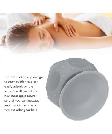 Trigger Ball Massage Device - Silicone Myofascial Trigger Point Ball with Suction Cup for Back Neck & Waist Pain Relief (Gray) - International Shipping Available - Buy Online on GoSupps.com