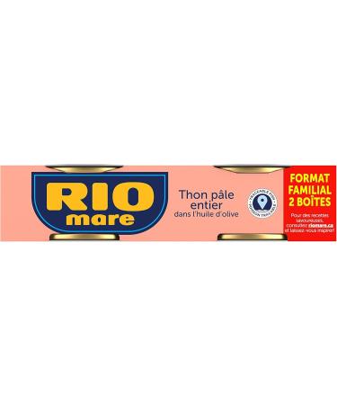 Rio Mare - Solid Light Tuna in Olive Oil - Value Size Canned Tuna High in Protein - 160g 2 Count - Buy Online on GoSupps.com