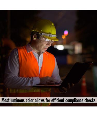 Hi Viz Soft Foam Earplugs - 50 Pair, Most Visible Color, 32dB High NRR - Ideal for Shop Work, Industrial Use, Motor Sports & Shooting - Buy Online on GoSupps.com