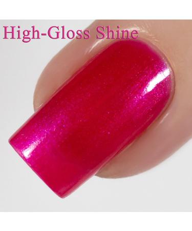 Shop Hot Pink Nail Polish - Quick-Dry Neon Glitter Chrome & Fuchsia Shimmer | International Shipping Available - Buy Online on GoSupps.com