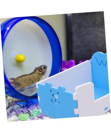 Levemolo 1pc Hamster Toilet Little Critters Hamster Bathroom Square Urinal Potty Pet Bathroom Litter Blue PVC 15x10cm Blue - Buy Online on GoSupps.com
