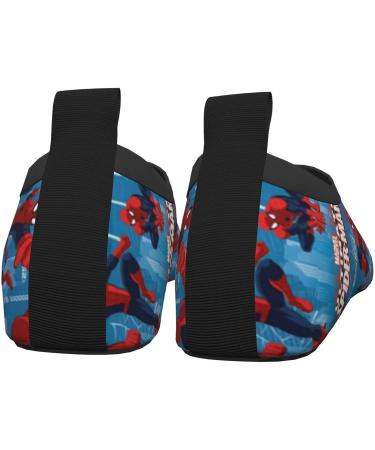 HUHUSW Superheros Kids Water Shoes - Lightweight Non-Slip Aquatic Socks for Boys Girls 11-12 Blue - Buy Online on GoSupps.com