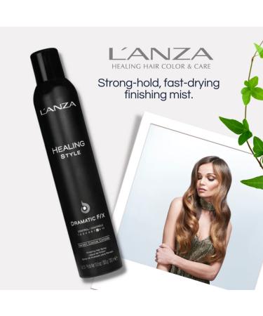 L'ANZA Healing Style Dramatic F/X Hair Spray - Strong Hold, Frizz Control, Nourishing & UV/Heat Protection - 10.6 oz - Buy Online on GoSupps.com