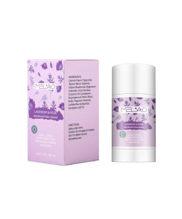 Natural Deodorant for Women and Men Aluminum Free Body Deodorant Antiperspirant Deodorant Solid Stick Cream long lasting Odor Control Eliminate Relaxing Armpit Sweat (lavender rose type 40g)