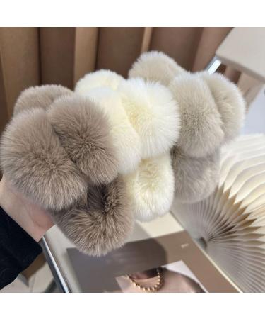 hgnxa Elegant Winter Large Hair Claw for Women Girls Acrylic Hairpins Hair Clip Barrette Crab Headwear Girls Accessories Green - Buy Online on GoSupps.com