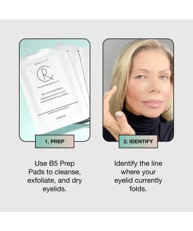 Contours Rx Lids by Design Eyelid Lift Strips - Eye Lift without Surgery Perfect for Hooded Droopy Uneven or Mono Eyelids Medical Grade. (6mm) - Buy Online on GoSupps.com
