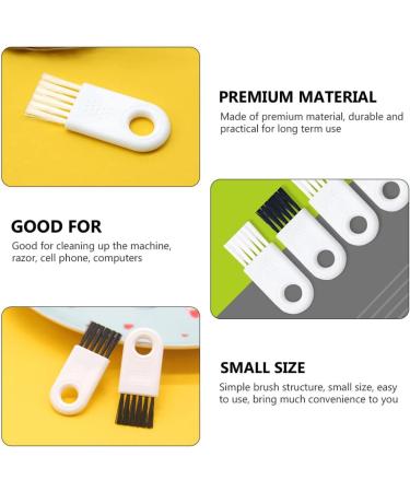 FRCOLOR 30pcs Nylon Cleaning Tools | Mini Razor & Handle Replacement for Barber Clipper Trimmer | White Facial Hair Brush - 5x2cm - Buy Online on GoSupps.com