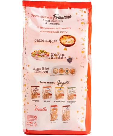 Friselline Pandiluna al Gusto Pizza - ideal crouton for appetizers and tasty alternative to bread pack of 9 x 250 g - Buy Online on GoSupps.com