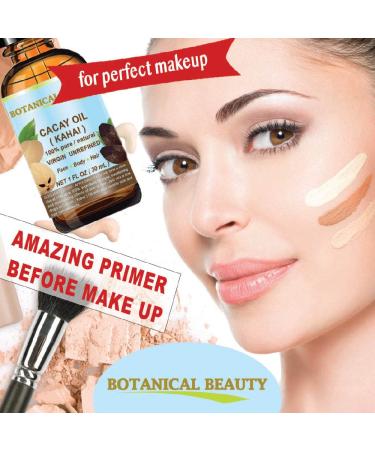 Organic Cacay Oil - 100% Pure, Unrefined & Wild-Grown Anti-Aging Face Oil with Natural Retinol - 15ml - Buy Online on GoSupps.com