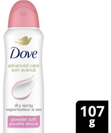 Dove Advanced Care Dry Spray Antiperspirant Deodorant for Women Powder Soft Scent Pro-Ceramide Technology for Soft Resilient Skin 107 g - Buy Online on GoSupps.com