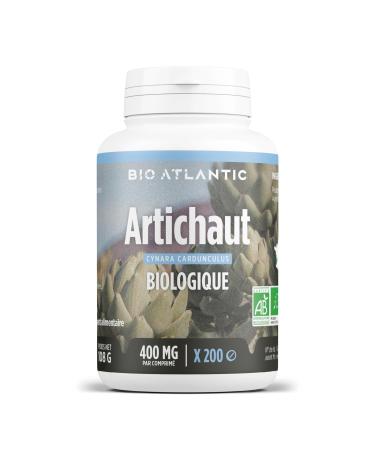 Artichaut Bio - Cynara cardunculus var. scolymus - 400 mg - Origine FRANCE - 200 Comprim s