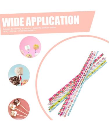 IMIKEYA 50pcs Marshmallow Stick Lollipop Sticks Cookies Decorating Sticks Marshmallow Candy Sticks Candy Melt Sticks Candy Bars Marshmallow Supplies Paper Super Long Cake Stick - Buy Online on GoSupps.com