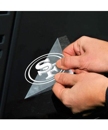 Buy Wincraft NFL San Francisco 49ers 4x4 Perfect Cut White Decal - Official Team Color | International Shipping Available - Buy Online on GoSupps.com