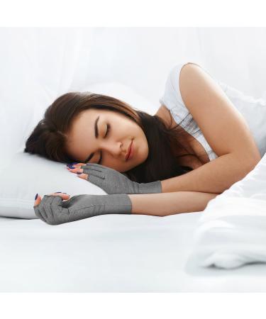 Duerer Arthritis Compression Gloves - Pain Relief for Rheumatoid, RSI, Carpal Tunnel - Men and Women - Grey (M) - Buy Online on GoSupps.com
