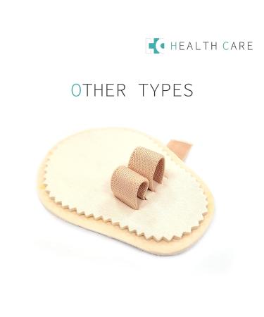 4-Piece Toe Splint Corrector for Crooked, Claw, and Overlapping Toes - (2 Holes) - Buy Online on GoSupps.com