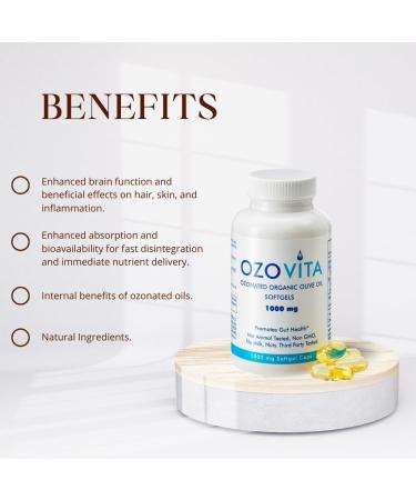 | Ozonated Organic Olive Oil Softgels | 1000 mg | Count Two Month Supply - Buy Online on GoSupps.com