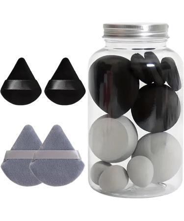 Makeup Sponge Blender - Blending Sponge & Makeup Sponge Set Versatile Powder Puff Wet & Dry Use Long Lasting for Women Girlfriend Mother Wife Black - Buy Online on GoSupps.com