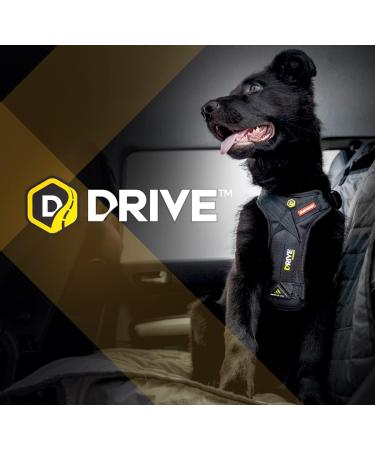 Ezydog Safety Crockery Dog Harness - Crash Tested Car Seat Belt for Dogs | Best Medium Black Dog Harness for Safe Travel - Buy Online on GoSupps.com