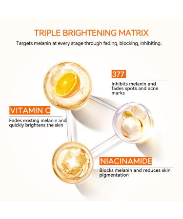 LANBENA Vitamin C Brightening Cream 1 Fl Oz - Face Moisturizer with Brightening & Anti-Aging Effects Hydrating Formula for All Skin Tones 30g - Buy Online on GoSupps.com