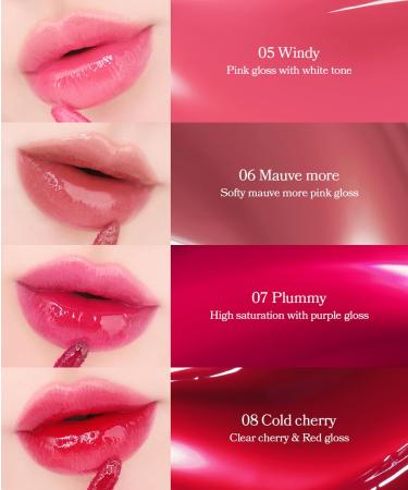 Mude Glac Lip Tint 06 Mauve - Long-Lasting Liquid Stain | Buildable Glossy Finish for Juicy Lips | K-Beauty & K-Cosmetics | International Shipping - Buy Online on GoSupps.com