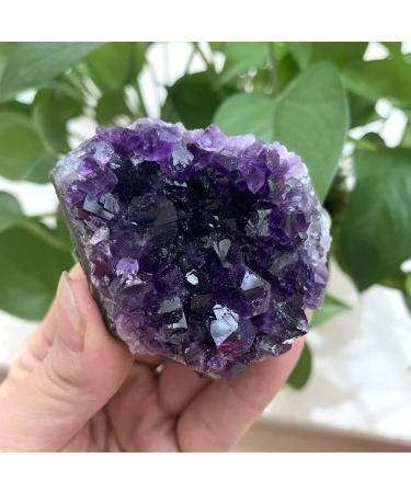 100-120g Natural Stone deep Amethyst Quartz Crystal Cluster Specimen - Buy Online on GoSupps.com