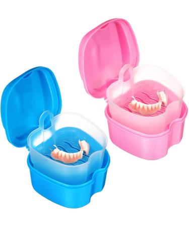 Coheali Plastic Storage Container for Retainers - 2 Portable Cases with Basket - Travel-Friendly - Buy Online on GoSupps.com