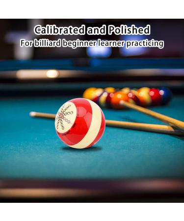 Billiards Cue Ball Training Artifact with Storage Bag - Portable Practice Assist Accessory for American Pool - Standard Lines and Dots - Size Ball + Bag - Buy Online on GoSupps.com