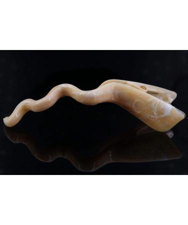 1pc XL Amber Wave Hair Clip (13cm) - Made in Germany - WeLoveBeads - International Shipping Available - Buy Online on GoSupps.com