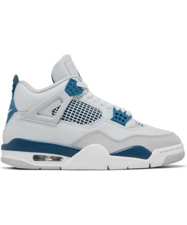 Buy AIR JORDAN 4 Retro Black/White-Metallic Silver 555028-001 Size 42.5 | International Shipping Available - Buy Online on GoSupps.com