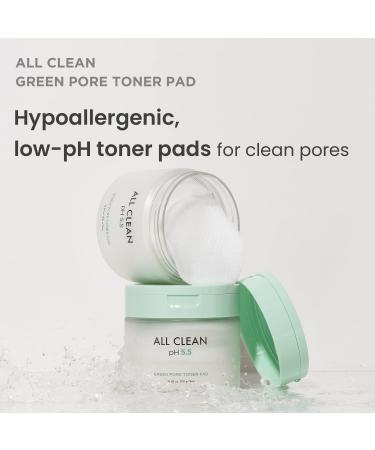 Buy heimish All Clean Green Pore Toner Pad (75ea) - Pore Cleansing Oil & Moisture Balancing Smoothing Toner for Calming Skin Texture | K-Beauty & Korean Skincare - Buy Online on GoSupps.com