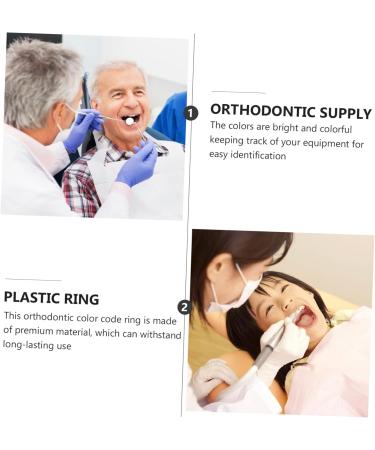GATUIDA 800 STK Tooth Coloring Code Rings - Color-Coded Orthodontic Accessories (5 Colors 0.3x0.3cm) - International Delivery Available - Buy Online on GoSupps.com