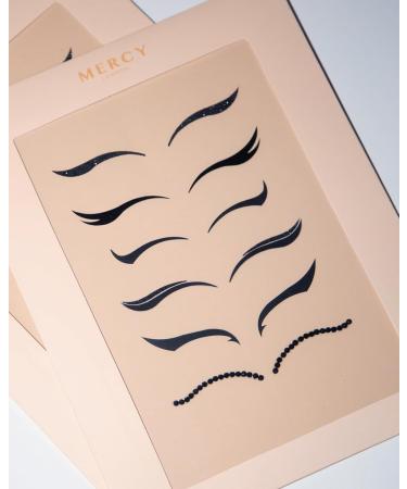 Buy MERCY LONDON Black Eyeliner Stickers & Eye Jewels - All-in-One Costume Accessories & Face Gems for a Stunning Look - International Shipping Available - Buy Online on GoSupps.com