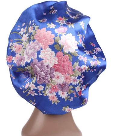 Beaupretty Satin Sleep Bonnet Cap for Women & Girls - Borland Flower Design - Buy Online on GoSupps.com