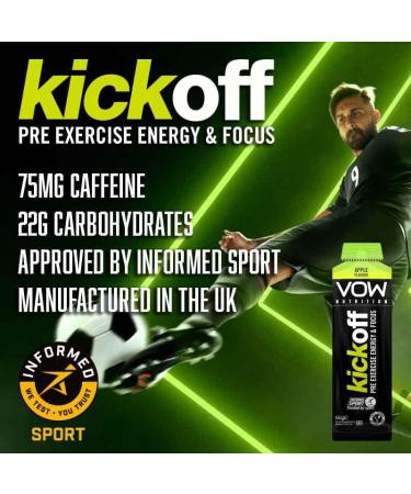 Match Day Fuel | 6 x 60g Sachet Pack of Energy Gels Kick Off Focus Half Time Hydration Full Time Recovery Informed Sports Approved - Buy Online on GoSupps.com