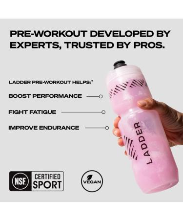 LADDER Sport Pre Workout Powder Caffeine Beta-Alanine Creatine Theanine Clean Energy with No Artificial Sweeteners NSF Certified for Sport (Strawberry Lemonade Packet) Strawberry Lemonade Packet 15 Servings (Pack o... - Buy Online on GoSupps.com