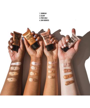 NYX Born to Glow Liquid Illuminator - Sun Beam 01 - 18ml - Vegan Formula - Buy Online on GoSupps.com