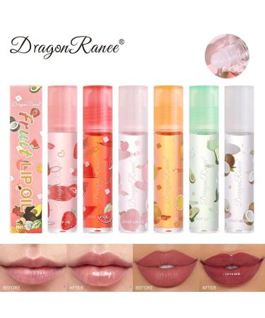 Moisturizing Fruit Flavored Lip Oil | Vegan Tinted Lip Gloss & Balm for Dry Lips - Hydrating & Nourishing Care - Buy Online on GoSupps.com