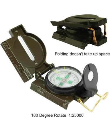 Compass Outdoor | Durable Aluminum Alloy Compass for Hunting Hiking & Camping Adventures - Buy Online on GoSupps.com