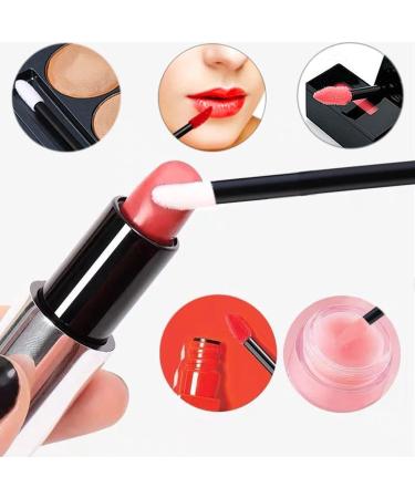 LacyMC Lip Brushes 50 Pieces Black Lip Gloss Applicator Wands Makeup Tool for Details on Eyebrows and Lips - Buy Online on GoSupps.com