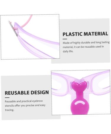 DOITOOL Set 8 Handheld for Template Styles Shaping Women Stamp Reusable Stencil Handle Stereo Diy Stenci - Buy Online on GoSupps.com