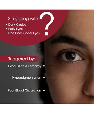 Kumkumadi Under Eye Serum - Dark Circles & Wrinkles Saffron & Gotu Kola 10ml | All Skin Types Men & Women - Buy Online on GoSupps.com