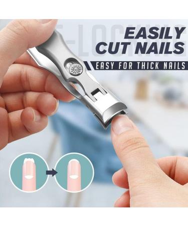 Portable Nail Clippers Professional Rustproof Nail Clippers Finger Nail Trimmer Toe Nail - Buy Online on GoSupps.com