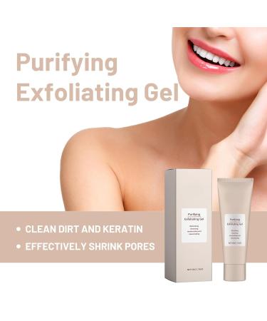 Purifying Exfoliating Gel with Bamboo Charcoal | Deep Cleansing & Moisturizing Scrub for Face & Body | Ideal for All Skin Types | Shop Now Internationally - Buy Online on GoSupps.com