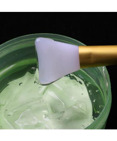 Silicone Facial Mask Brush Hairless Face Makeup Applicator Mud Mask Brush DIY Mask Cosmetic Brush Blue brush - Buy Online on GoSupps.com