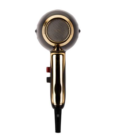 Elchim 3900 Healthy & Light Ionic Professional Hair Dryer - Lightweight 2 Concentrators Black & Gold - International Shipping Available - Buy Online on GoSupps.com