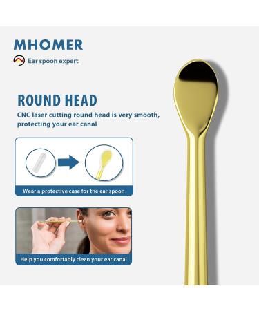 Herolland Ear Wax Removal Tool Kit - 4pcs Ear Cleaner for Earwax Removal - Sunset Golden Ear Pick & Q-Tip Included - Buy Online on GoSupps.com