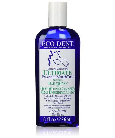 Buy Eco-Dent Premium Oral Care Ultimate Daily Rinse Mint - 8 oz Liquid for Fresh Breath & Healthy Smile | International Shipping Available - Buy Online on GoSupps.com