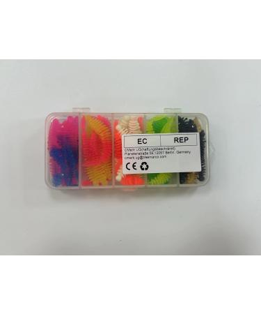 QualyQualy Rubber Trout Fishing Lures - A-40 Pieces 5.7 cm | Artificial Bait for Zander & Perch - Freshwater & Saltwater Fishing - Buy Online on GoSupps.com