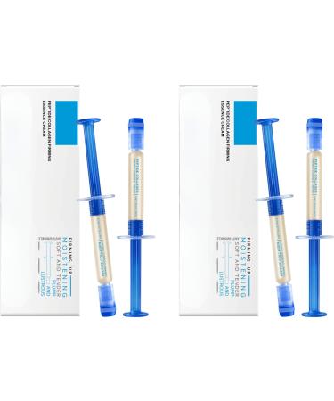 Nuvilo Set of 2 Collagen Face Creams with Polypeptides - Moisturizing and Firming - Lightweight Moisturizing Cream for Smoother Skin